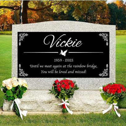 Human grave markers with Photo Personalized Small Memorial Plaques ...