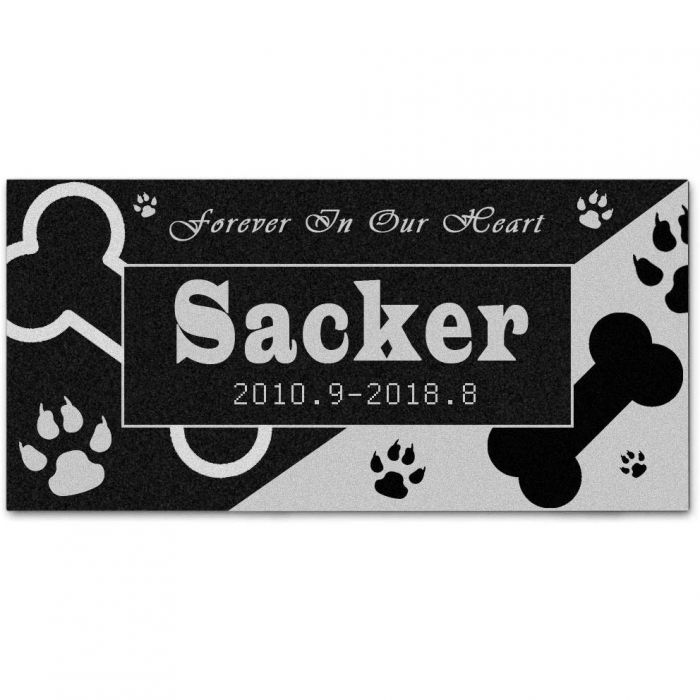 Personalized Memorial Stone Plaque For Dogs Durable Water Proof Pet Headstone Garden Grave Marker Dog